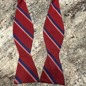 Original Penguin Red and Blue Striped Tie
